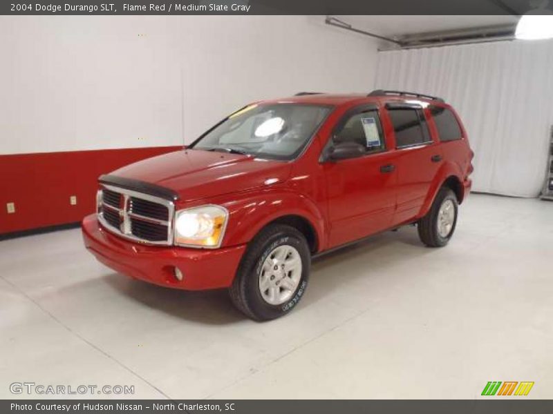 Flame Red / Medium Slate Gray 2004 Dodge Durango SLT