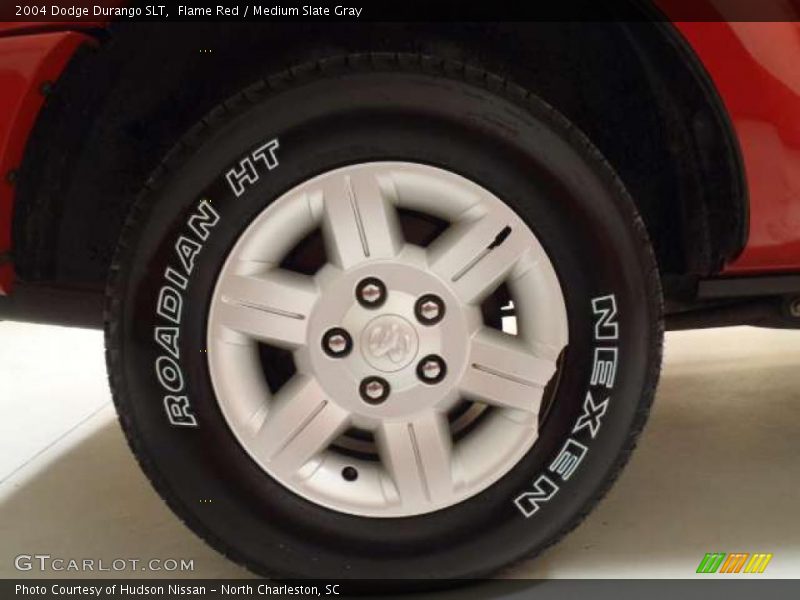 Flame Red / Medium Slate Gray 2004 Dodge Durango SLT