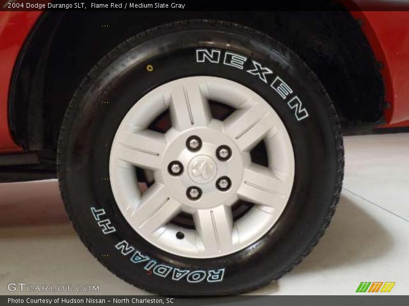 Flame Red / Medium Slate Gray 2004 Dodge Durango SLT