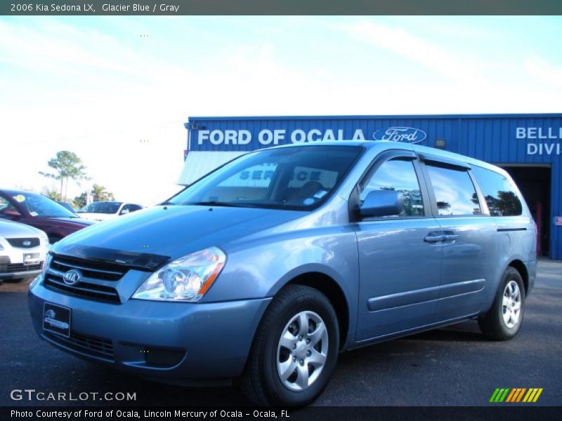 Glacier Blue / Gray 2006 Kia Sedona LX
