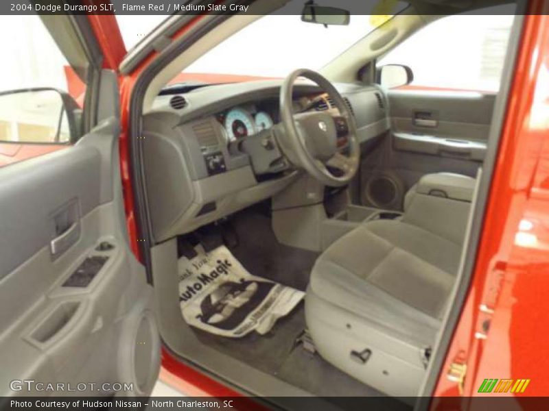 Flame Red / Medium Slate Gray 2004 Dodge Durango SLT