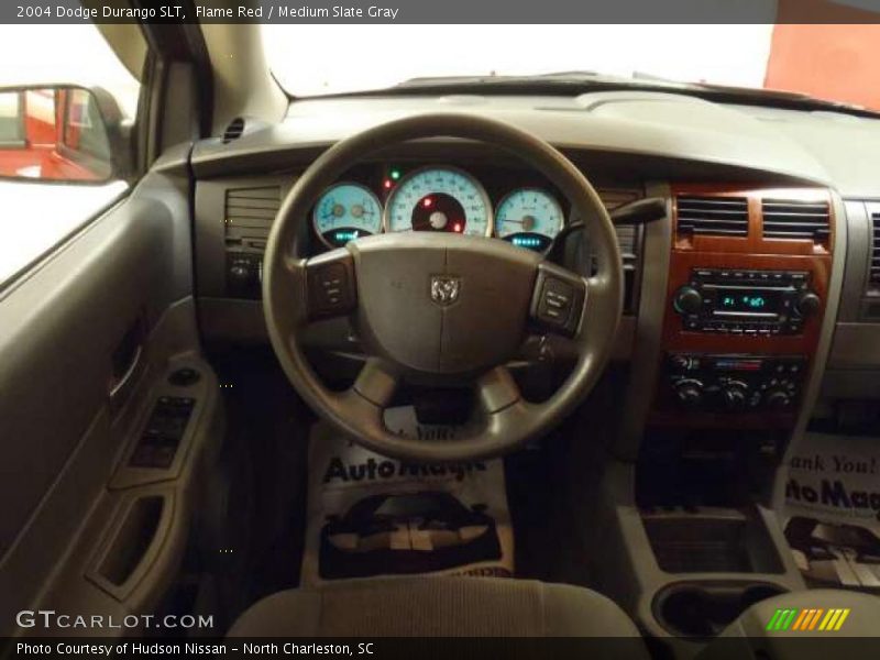 Flame Red / Medium Slate Gray 2004 Dodge Durango SLT