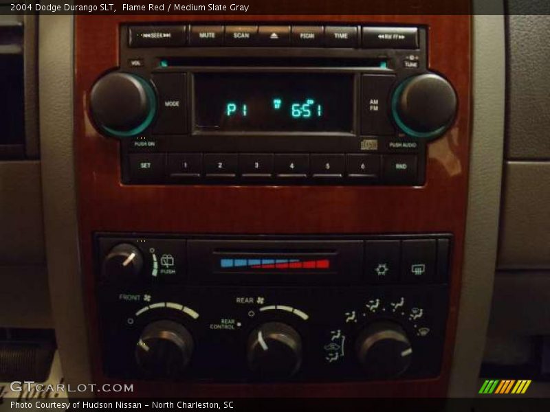 Flame Red / Medium Slate Gray 2004 Dodge Durango SLT