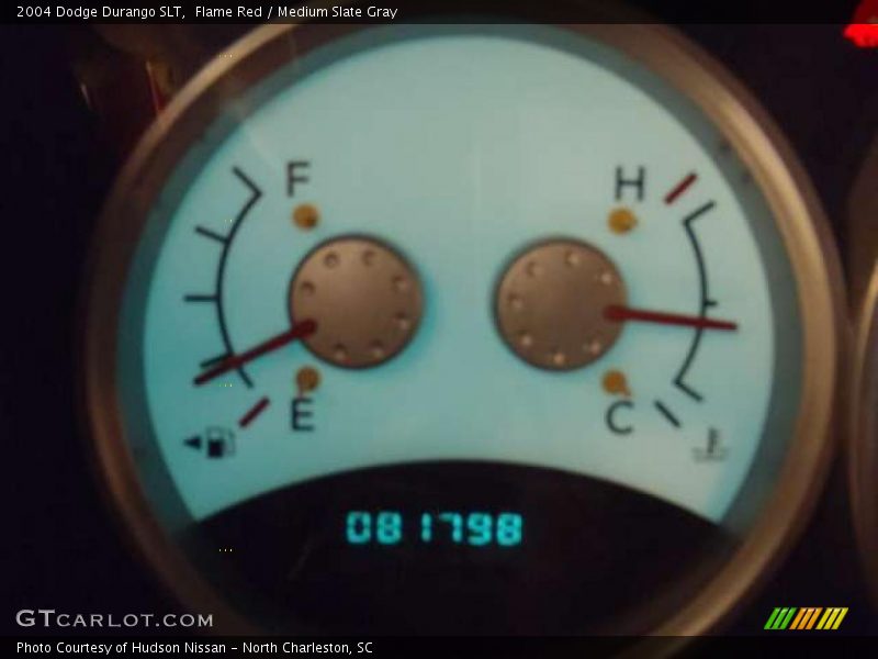 Flame Red / Medium Slate Gray 2004 Dodge Durango SLT