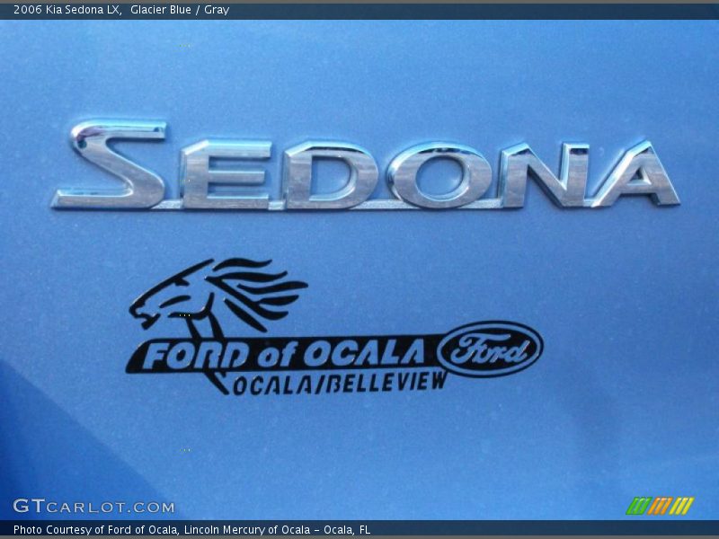 Glacier Blue / Gray 2006 Kia Sedona LX