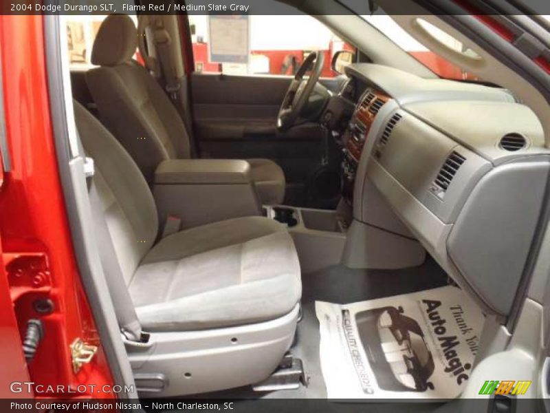 Flame Red / Medium Slate Gray 2004 Dodge Durango SLT