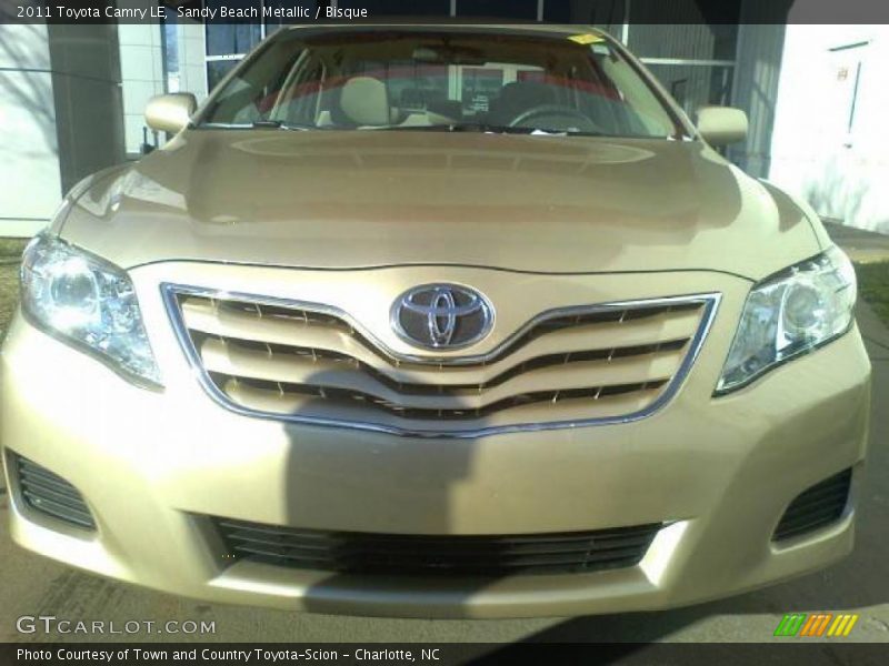 Sandy Beach Metallic / Bisque 2011 Toyota Camry LE
