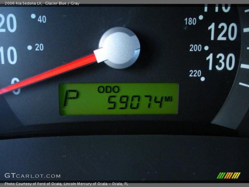 Glacier Blue / Gray 2006 Kia Sedona LX