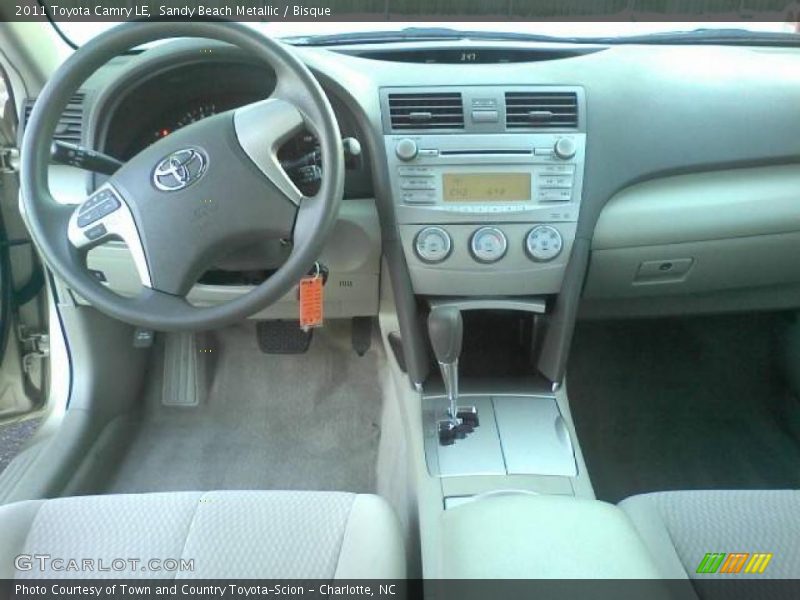 Sandy Beach Metallic / Bisque 2011 Toyota Camry LE
