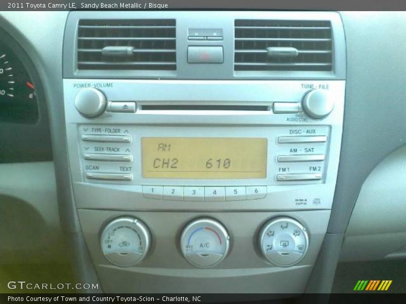 Sandy Beach Metallic / Bisque 2011 Toyota Camry LE
