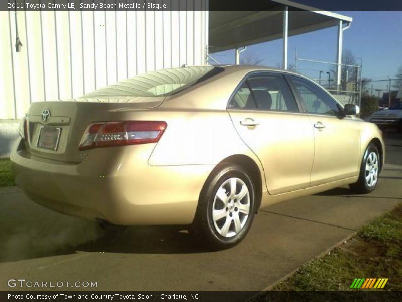 Sandy Beach Metallic / Bisque 2011 Toyota Camry LE