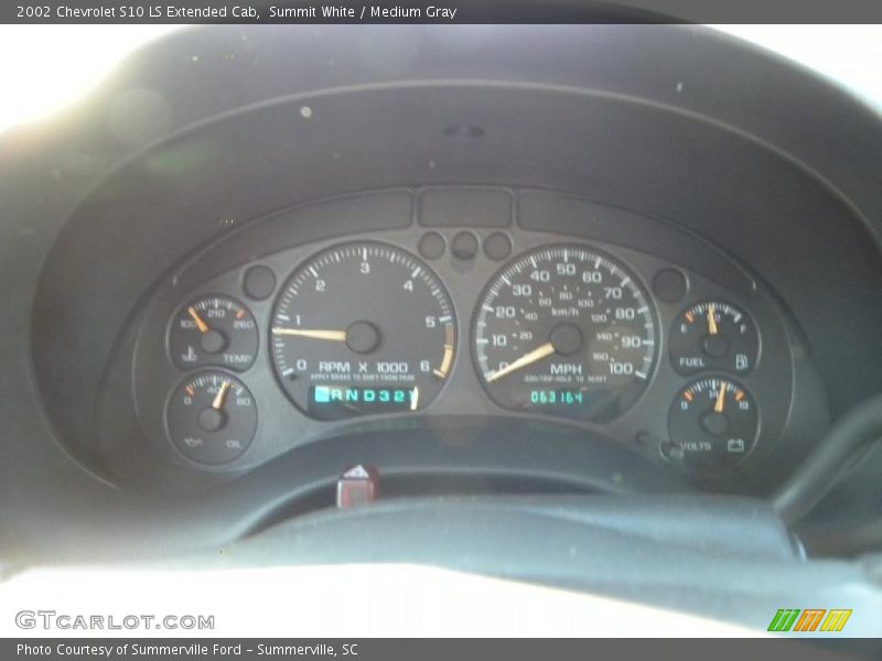  2002 S10 LS Extended Cab LS Extended Cab Gauges