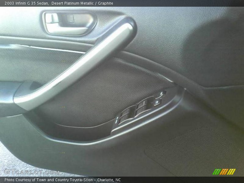 Desert Platinum Metallic / Graphite 2003 Infiniti G 35 Sedan