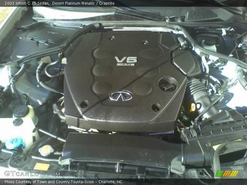 Desert Platinum Metallic / Graphite 2003 Infiniti G 35 Sedan