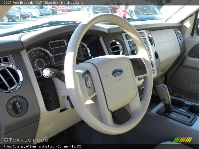 Silver Birch Metallic / Stone 2007 Ford Expedition XLT