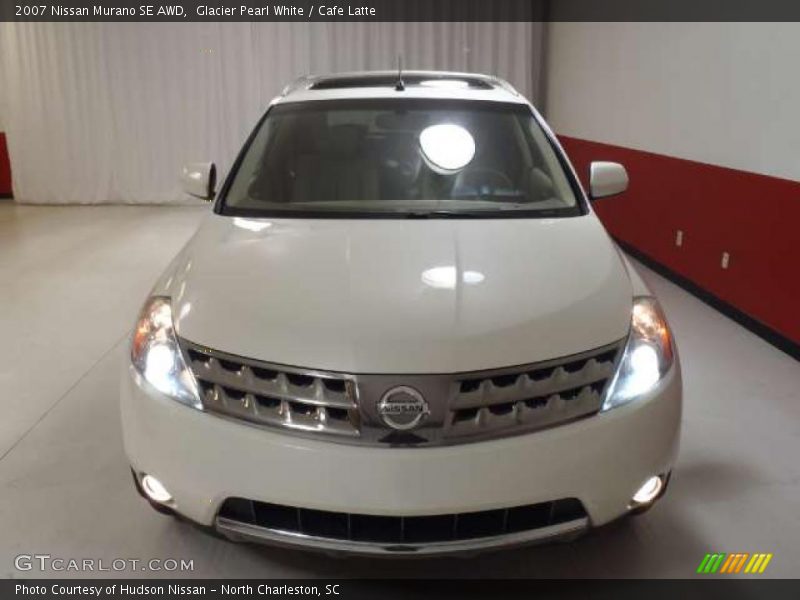 Glacier Pearl White / Cafe Latte 2007 Nissan Murano SE AWD