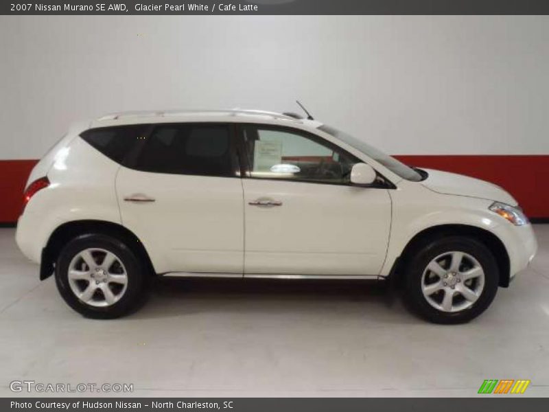 Glacier Pearl White / Cafe Latte 2007 Nissan Murano SE AWD