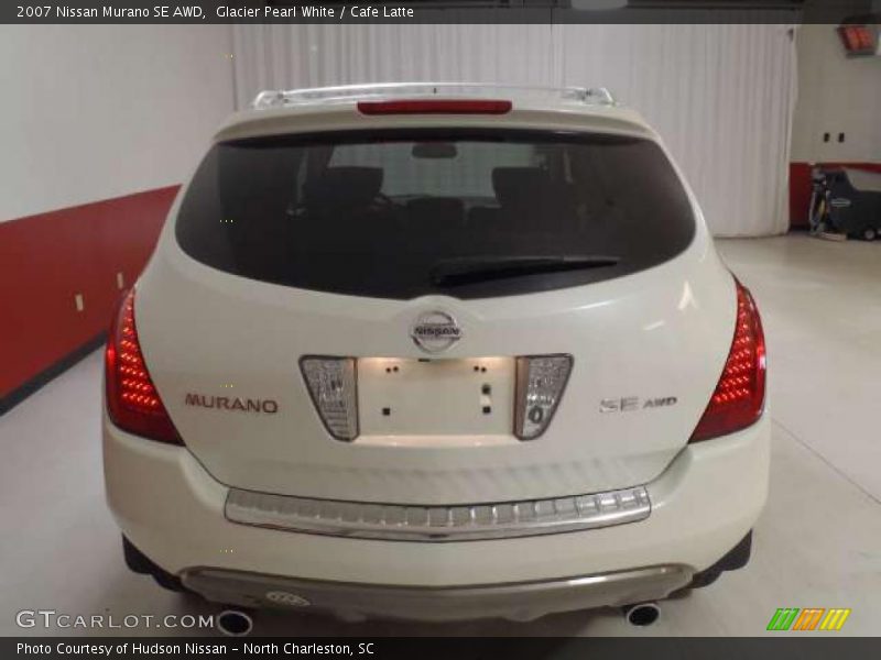 Glacier Pearl White / Cafe Latte 2007 Nissan Murano SE AWD