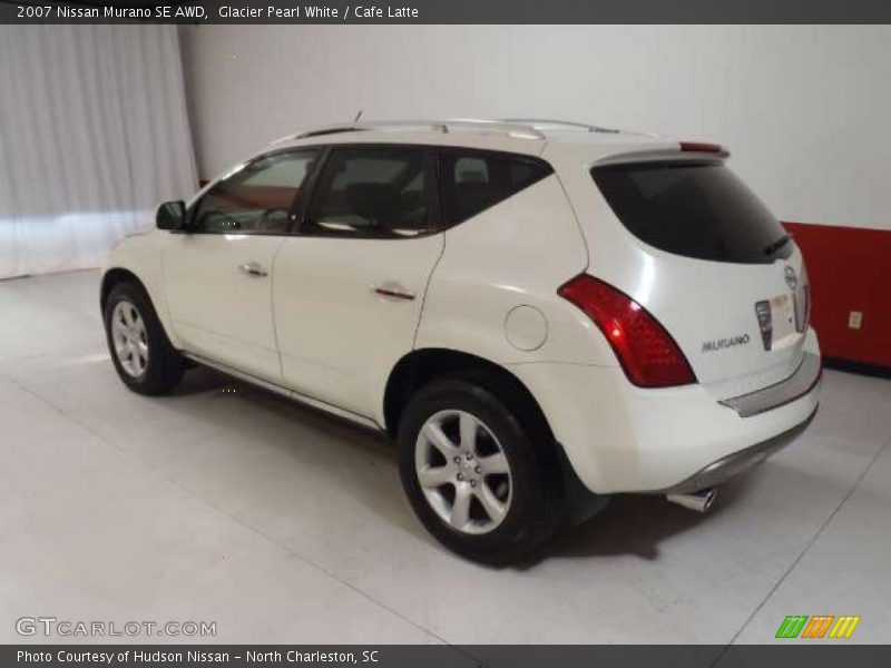 Glacier Pearl White / Cafe Latte 2007 Nissan Murano SE AWD