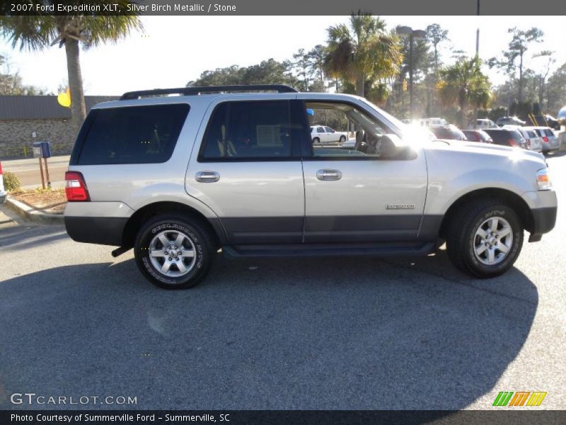 Silver Birch Metallic / Stone 2007 Ford Expedition XLT
