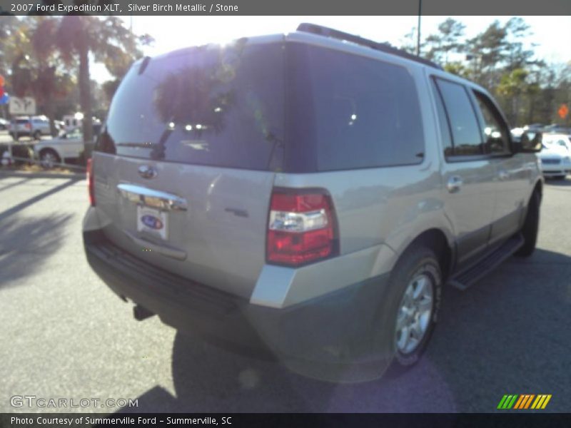 Silver Birch Metallic / Stone 2007 Ford Expedition XLT