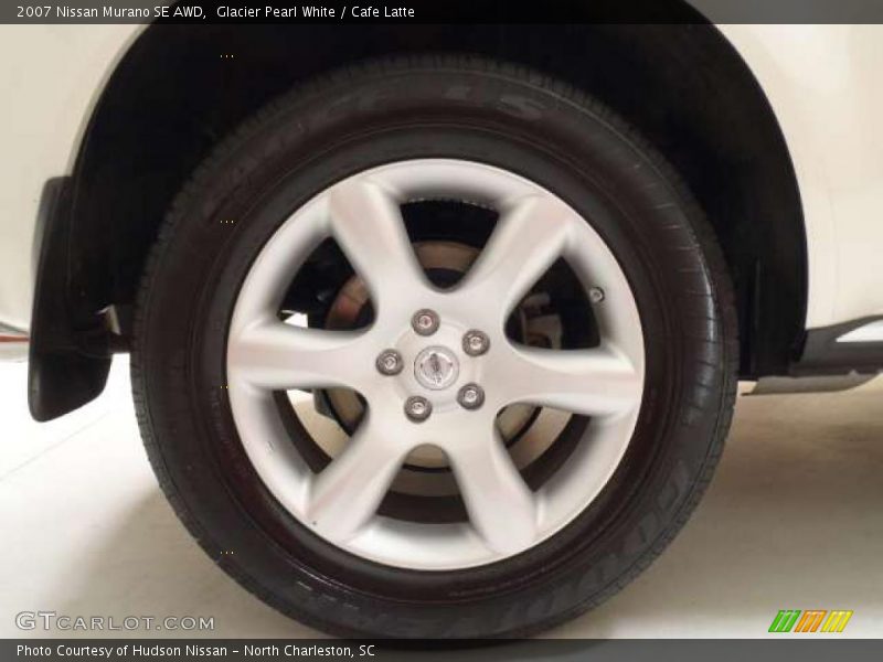 Glacier Pearl White / Cafe Latte 2007 Nissan Murano SE AWD