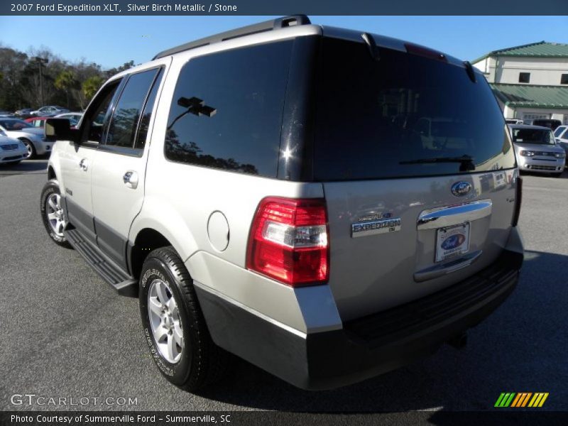 Silver Birch Metallic / Stone 2007 Ford Expedition XLT