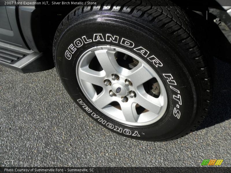 Silver Birch Metallic / Stone 2007 Ford Expedition XLT