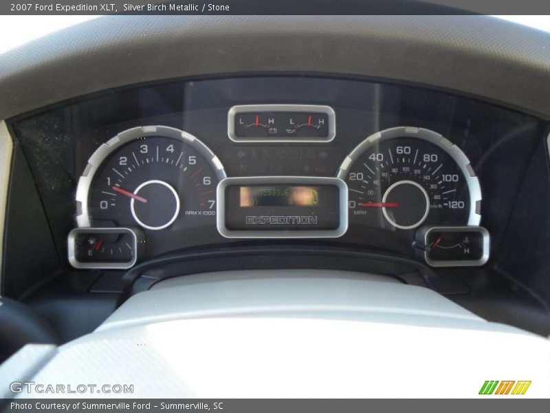Silver Birch Metallic / Stone 2007 Ford Expedition XLT