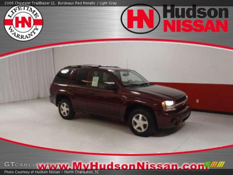 Bordeaux Red Metallic / Light Gray 2006 Chevrolet TrailBlazer LS