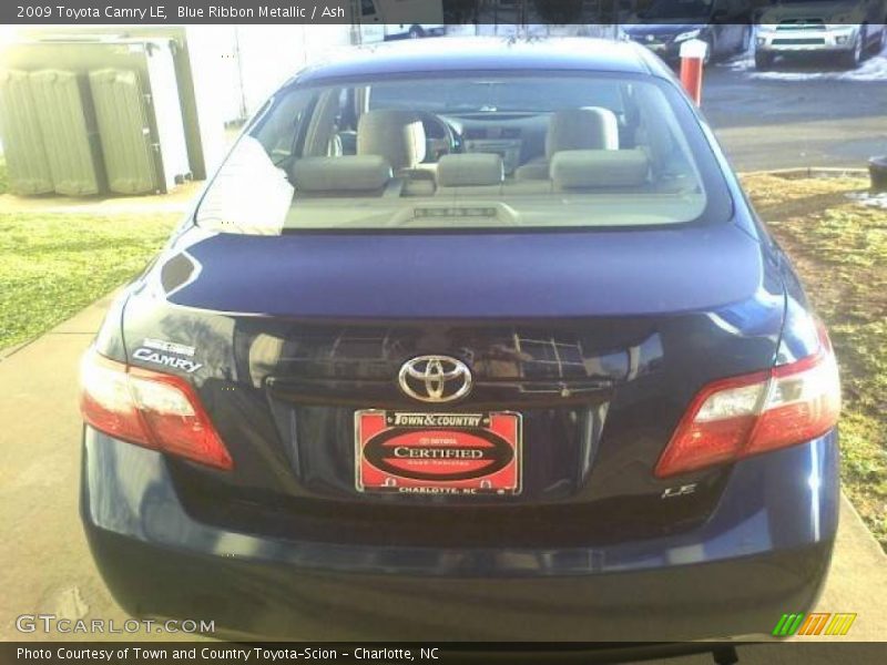 Blue Ribbon Metallic / Ash 2009 Toyota Camry LE