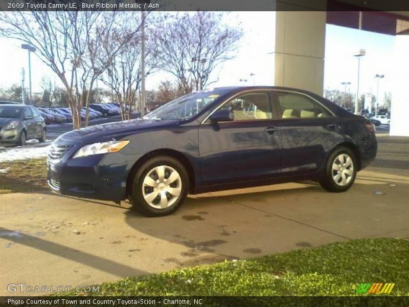 Blue Ribbon Metallic / Ash 2009 Toyota Camry LE