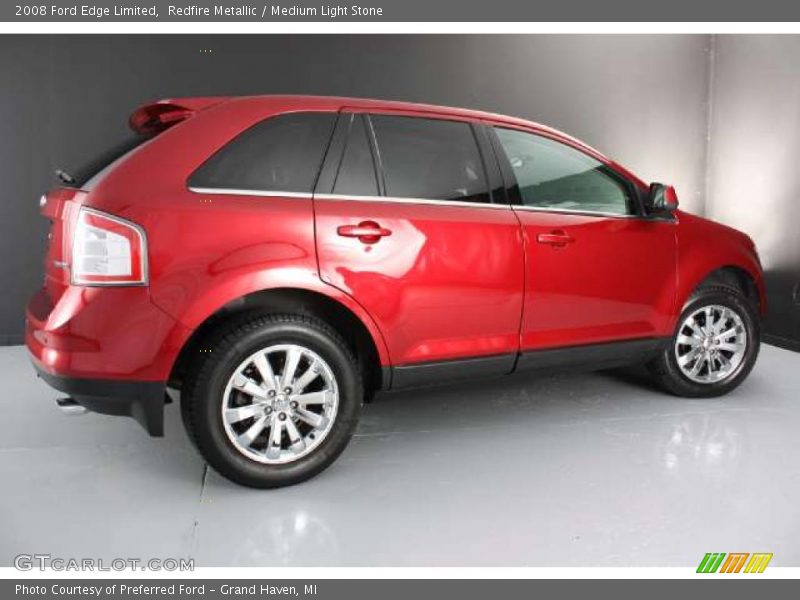 Redfire Metallic / Medium Light Stone 2008 Ford Edge Limited