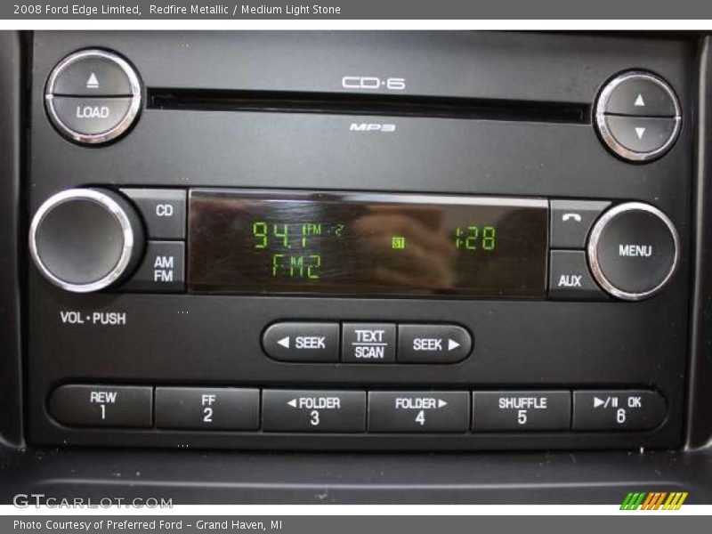 Redfire Metallic / Medium Light Stone 2008 Ford Edge Limited