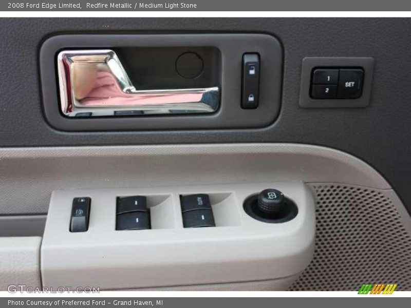 Redfire Metallic / Medium Light Stone 2008 Ford Edge Limited