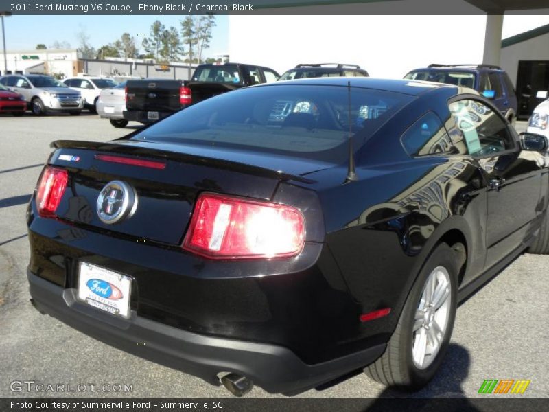 Ebony Black / Charcoal Black 2011 Ford Mustang V6 Coupe
