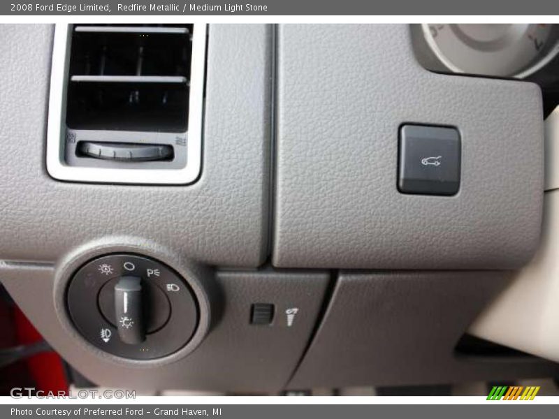 Redfire Metallic / Medium Light Stone 2008 Ford Edge Limited