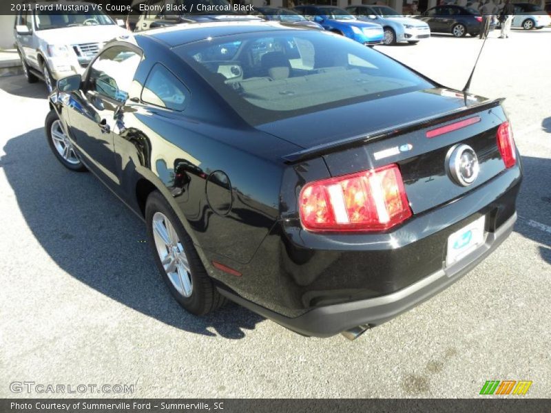 Ebony Black / Charcoal Black 2011 Ford Mustang V6 Coupe