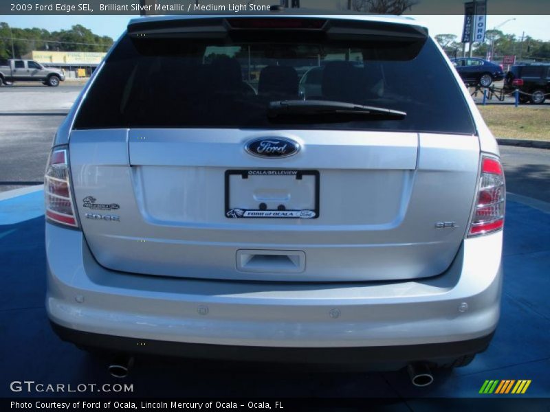 Brilliant Silver Metallic / Medium Light Stone 2009 Ford Edge SEL