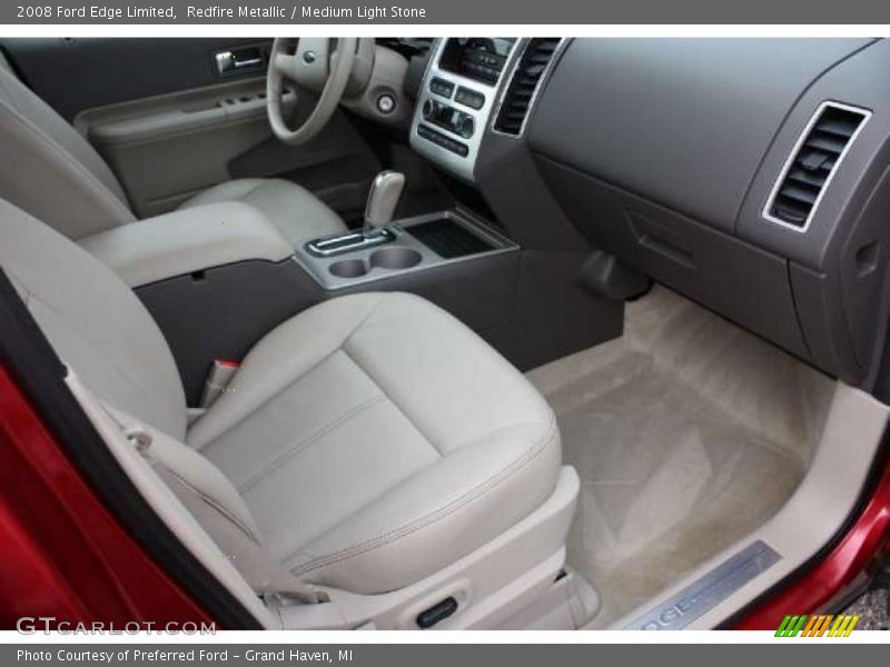 Redfire Metallic / Medium Light Stone 2008 Ford Edge Limited