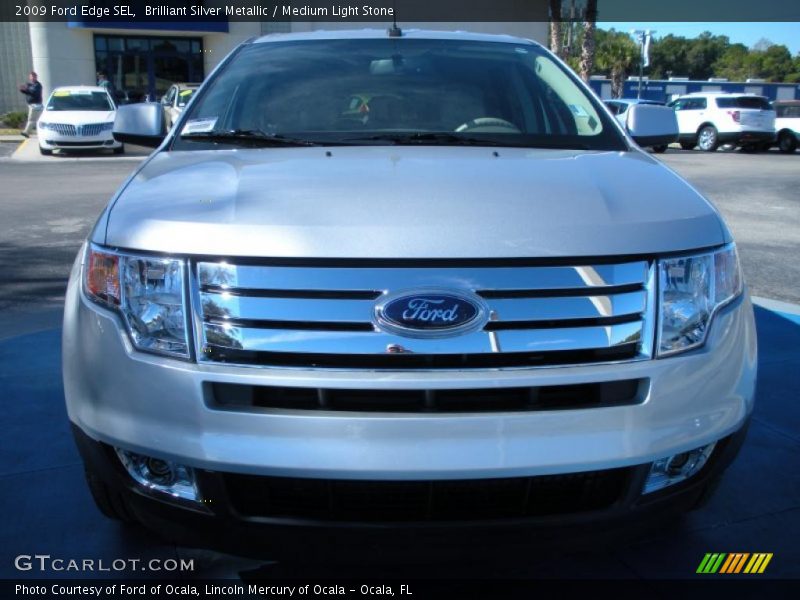 Brilliant Silver Metallic / Medium Light Stone 2009 Ford Edge SEL