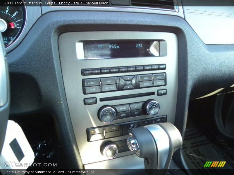 Ebony Black / Charcoal Black 2011 Ford Mustang V6 Coupe
