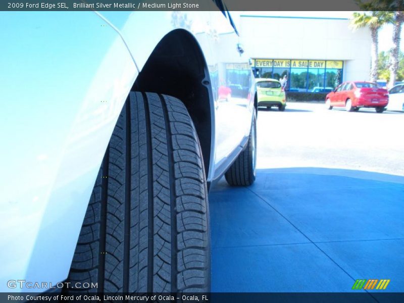 Brilliant Silver Metallic / Medium Light Stone 2009 Ford Edge SEL