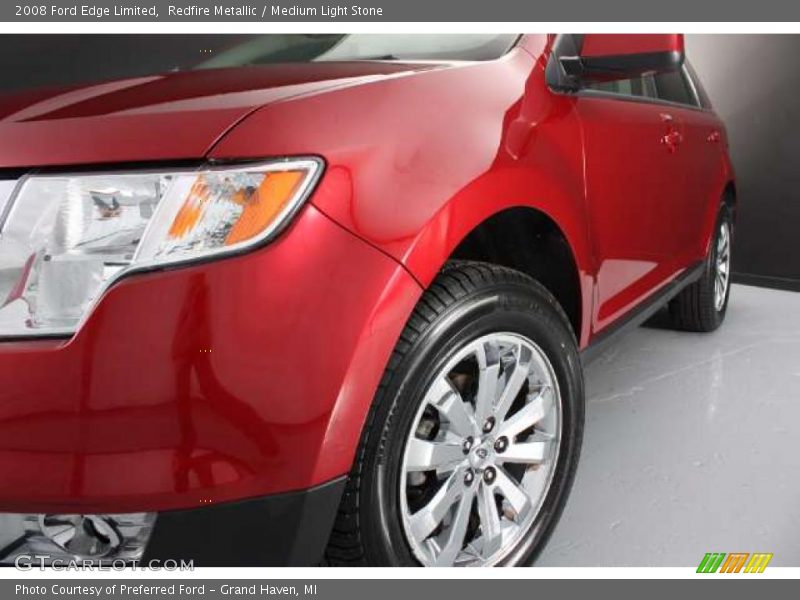 Redfire Metallic / Medium Light Stone 2008 Ford Edge Limited