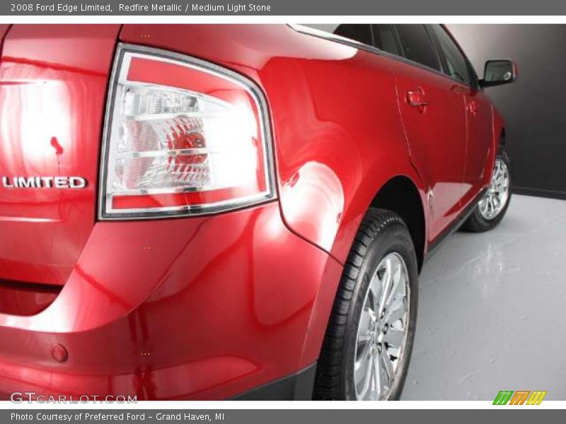 Redfire Metallic / Medium Light Stone 2008 Ford Edge Limited