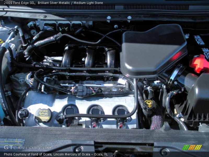 Brilliant Silver Metallic / Medium Light Stone 2009 Ford Edge SEL