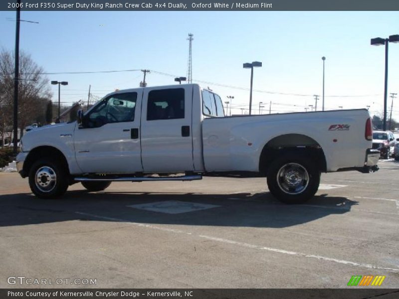 Oxford White / Medium Flint 2006 Ford F350 Super Duty King Ranch Crew Cab 4x4 Dually