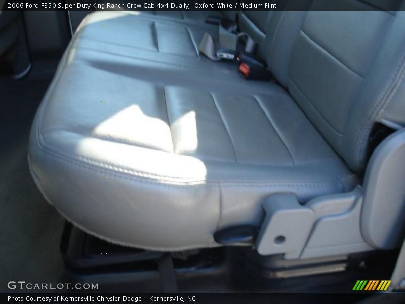 Oxford White / Medium Flint 2006 Ford F350 Super Duty King Ranch Crew Cab 4x4 Dually