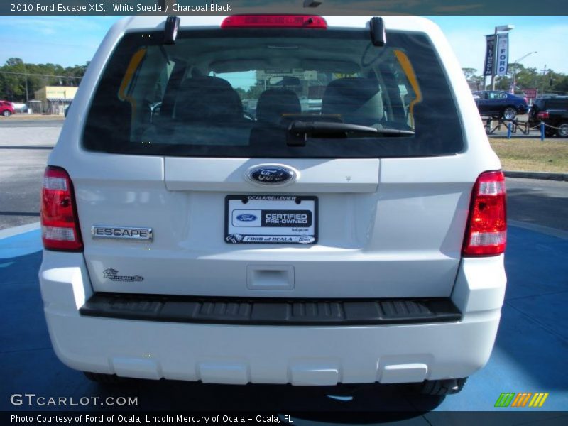 White Suede / Charcoal Black 2010 Ford Escape XLS