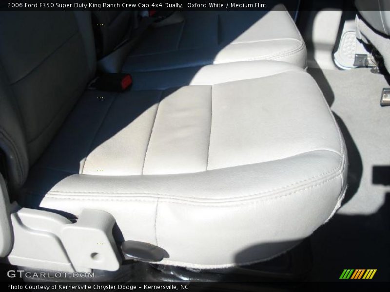Oxford White / Medium Flint 2006 Ford F350 Super Duty King Ranch Crew Cab 4x4 Dually
